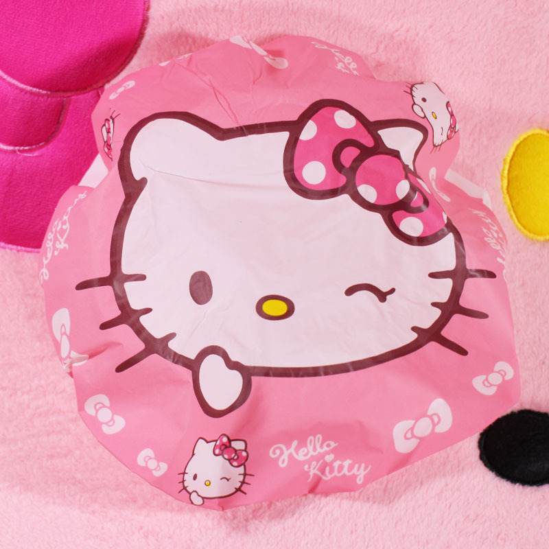 Hair Care Wella - Cuffia da doccia Hello Kitty, adatta