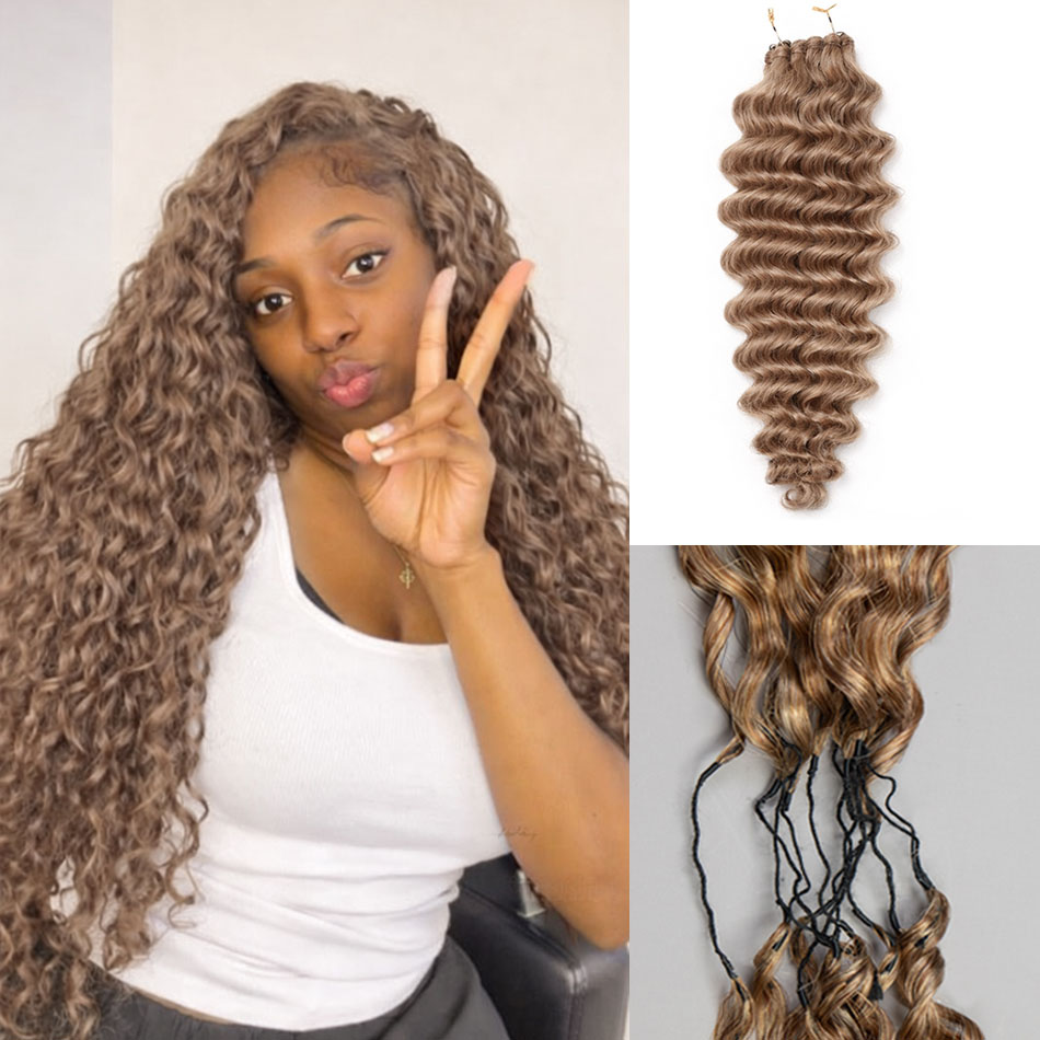 Hair Care Honey - Estensione dei capelli umani all'uncinetto con