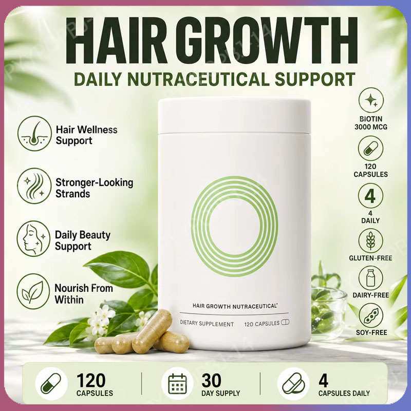 Hair Care Capsule - Capsule Nutrienti per Capelli alle Erbe,