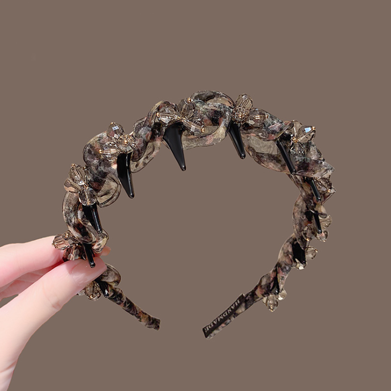 Hair Net Invisible - Elegante Fascia per Capelli Floreale in